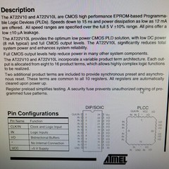 AT22V10L-25DM ATMEL UV PLD 25ns CMOS 24DW3 -55C TO 125C MILITARY NEW RARE $49