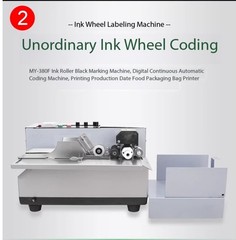 MY-380F Steel Automatic Date Printer Solid Ink Roll Batch Coding Machine
