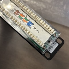 Black Box JPM902A-R2 GigaBase CAT5e Patch Panel – 24 Port
