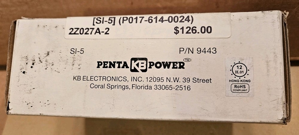KB Electronics SI-5 Penta Power Signal Isolator Board P/N 9443, NEW-In Box