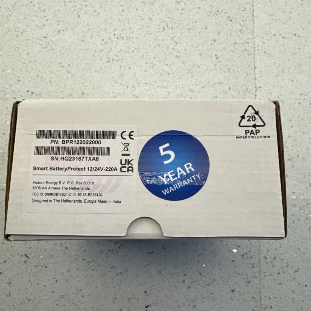 VICTRON BPR122022000 Smart BatteryProtect 12/24V-220A Battery Protection