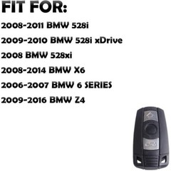 Silicone Key Fob Cover with 3 Buttons for BMW Series 1 3 5 6 X1 X5 X6 3.0si Pink