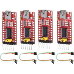 4 Set FT232RL Adapter Module Mini Port FTDI USB to TTL Serials 3.3V 5.5V NEW