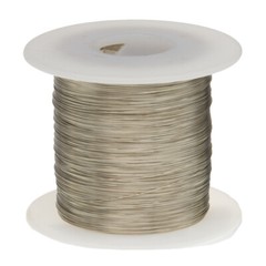 30 AWG Gauge Tinned Copper Wire Buss Wire 500′ Length 0.0100″ Silver