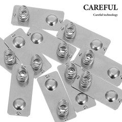 10 Pcs Battery Spring Negative to Positive Contact Nickle Plated