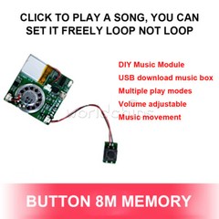 Greeting Card module DIY Musical Board Recordable Voice Music Sound Module
