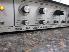 RARE Exact Electronics Inc. Model 503 Function Generator USA- Powers On -NK12