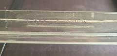 13-inch VINTAGE MACBETH SIGHT GLASS REFLEX 11 INCH CORNING GLASS # B19 14