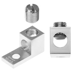 25 Pcs Aluminum Mechanical Lugs 14-2/0 AWG Strength Electrical Terminals Set Kit