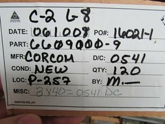 Tyco Corcom EMI Filtered Power Entry Modules 6A 120/250VAC 6609000-9 F7651 6EEAP