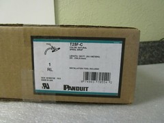 Panduit Spiral Wrap T25F-C 100 Feet OD .25 1/4″ – Natural Color