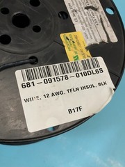 Allied Wire & Cable 1199-12-19-0 Wire 12 AWG 19ST Black, 166661
