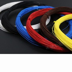 30AWG Ø0.68mm Silver Plated Copper Polytetrafluoro PTFE Wire Stranded Cable