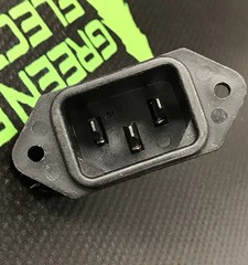 EAC309 – SWITCHCRAFT – 6A 250V 3-PIN POWER ENTRY SOCKET