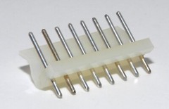 10) TE-Connectivity MTA-156 Series 8 Pin Header & Mate, .156″ 3.96mm .045 Pins