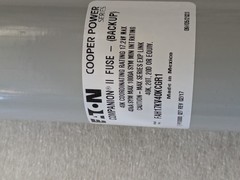 EATON COOPER POWER FAH17KV40KCGR1 CURRENT LIMITING FUSE 15.5/17.2KV 40K 43KA