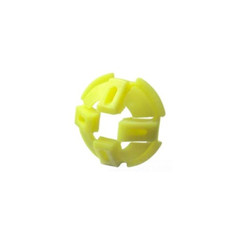 Halex 75105B, 3/8″, 1/2″ Knockout, PVC, Snap-In, Cable Connector, 1 pc