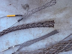 Lot of 7 Assorted Grip Electrical Wire Pulling/ Cable Support Devices
