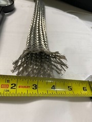 5 FEET 1 1/2 INCH TUBULAR BRAIDED GROUND STRAP GROUNDING MADE IN USA