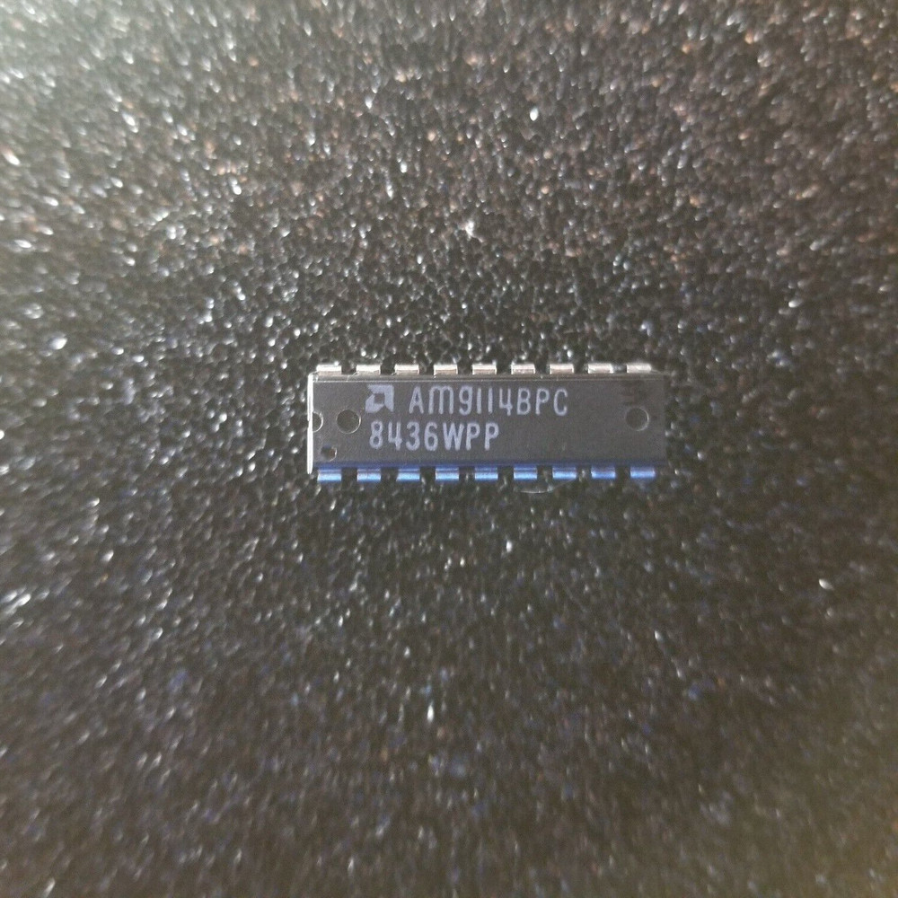 10pcs AMD AM9114BPC 1K X 4 (450ns) Static Ram = 2114 ram, Unused USA stock