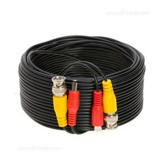 BNC DC POWER VIDEO SECURITY CCTV CAMERA DVR EXTENSION CABLE DATA LEAD WIRE 1-50m