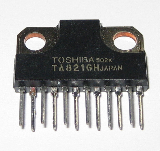 13 Watt Dual Audio Power Amplifier IC – Toshiba TA8216H – 8 / 4 Ohm Load – 28VDC