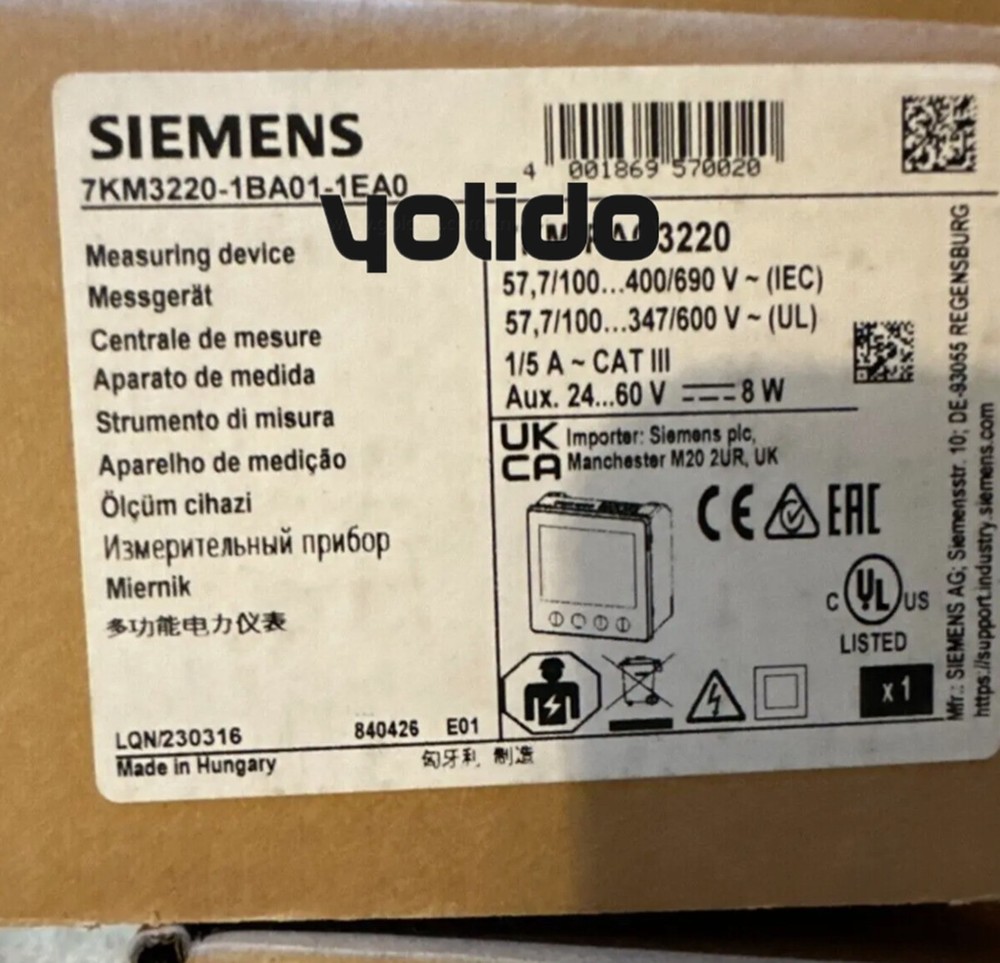 NEW Siemens 7KM3220-1BA01-1EA0 7KM3 220-1BA01-1EA0 us free tax