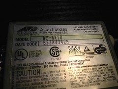 CentreCom MX10 AT-MX10 Microtransceiver
