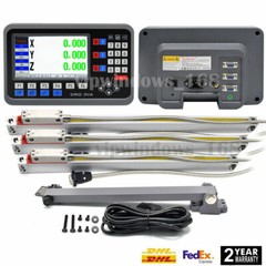 TOAUTO Digital Readout DRO Display + Linear Scales Customized full Kit for CNC