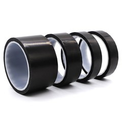 Black Kapton Polyimide Tape Heat Resistant Adhesive Insulation 3mm – 200mm Width