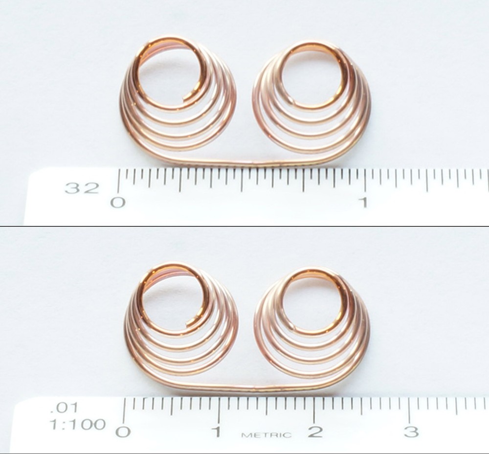 6x Beryllium Copper Spring Coil and 6x Battery Contact