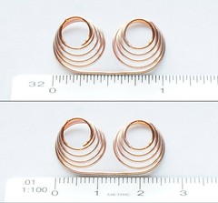 8x Beryllium Copper Spring Coil and 8x Battery Contact