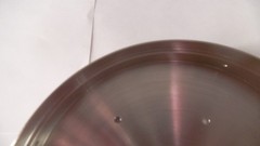 Aluminum cover Nickel plated, 6-9/16″ OD x point 960″ tall