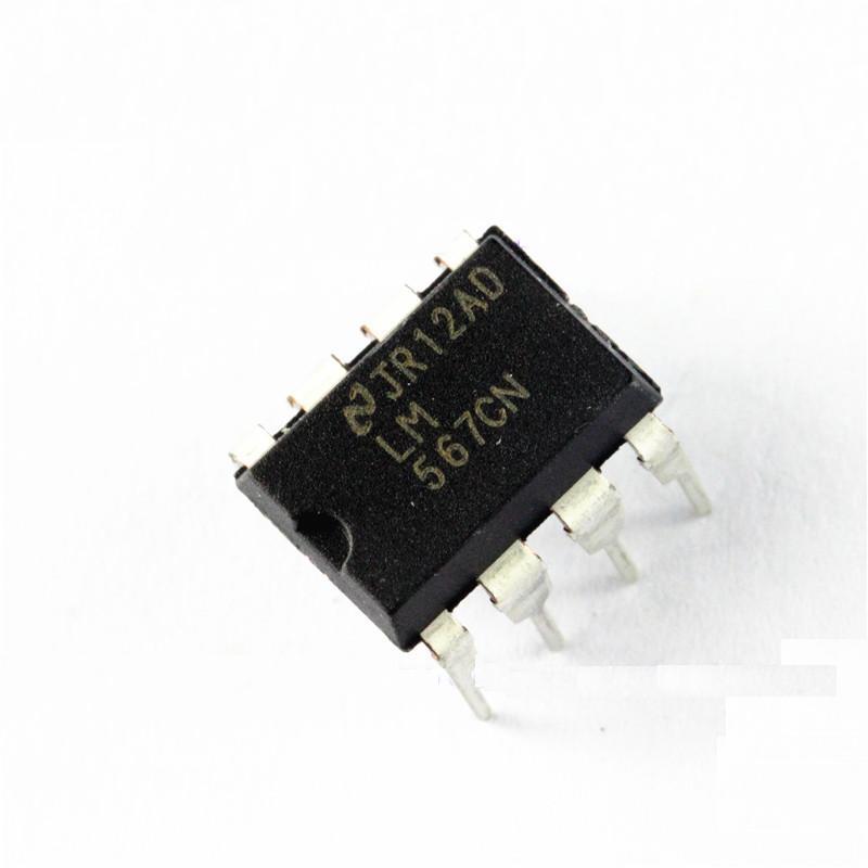5PCS IC LM567 567 LM567CN NSC DIP8 IC TONE DECODER NEW