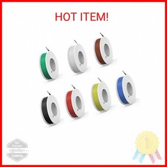 28 awg Silicone Electrical Wire Cable 7 Colors (42.6ft Each) 26Gauge Hookup Wire