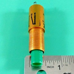 OAK PUSH SWITCH # 616-6 GREEN SPDT 5 AMPS 28 VDC 115 VAC