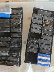 Electronics Kit Various Chips Assorted Resisters Etc