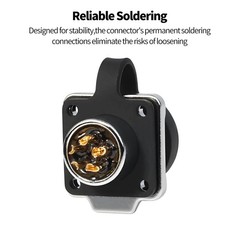 LP12 5 Pin Right Angle IP68 Waterproof Connector Aviation Electrical Plug