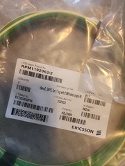 3- RPM1192062/2 Ericsson 16MM2- 2M- GROUND LEAD W/ (2) M6 HOLE- 90 DE