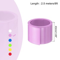 Battery Wrap 43mm Flat 8ft Heat Shrink Tube Wraps Pink