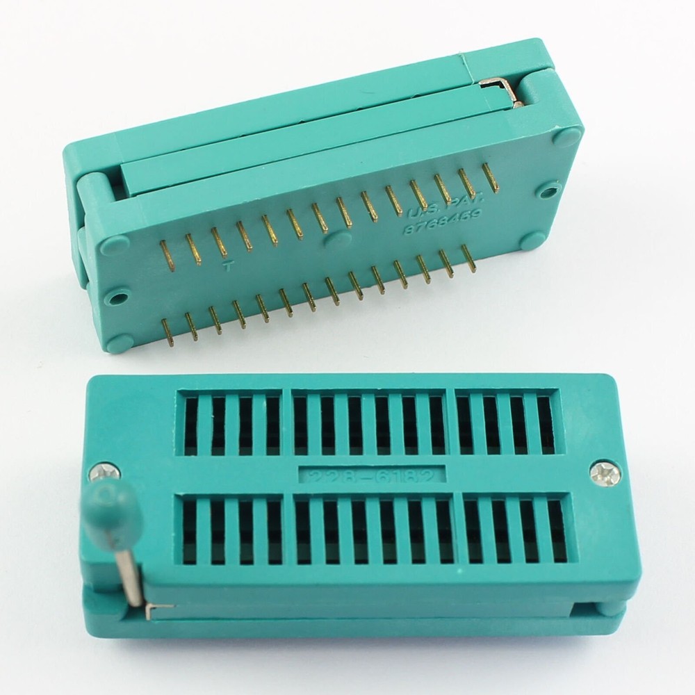 1Pcs Universal Gold Plated 28 Pin DIP ZIF Test Chip IC Socket Adaptor