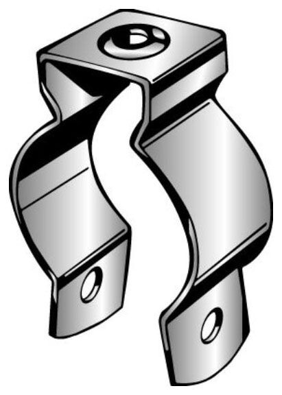 Minerallac 9S, 4″ Rigid/EMT, 230 Lb Load, Stainless Steel, Conduit Hanger, 1 pc