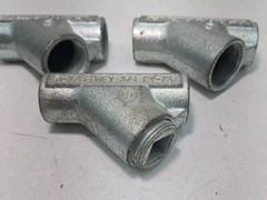 Lot of 3 – O-Z Gedney EY75 EY-75 3/4″ Hazardous Location Sealing Fitting