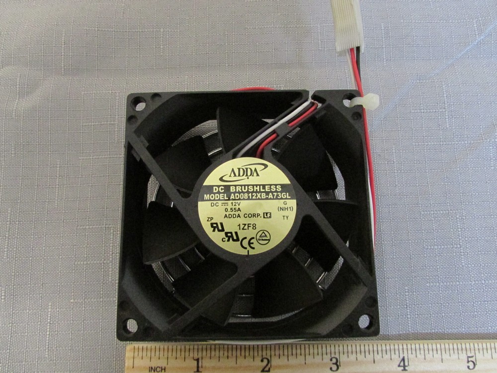 1PCS ADDA AD0812XB-A73GL Graphics Card Cooling Fan DC12V 0.55A 3-Pin