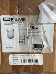 NEW Killark MBG Heat/Impact Resistant Glass Globe