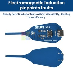 6pcs Type-C XA5 Motherboard Coil Tester Electromagnetic Inductor Detector Tools