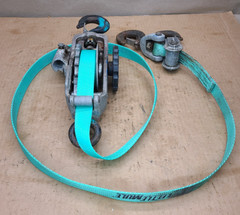 Little Mule Model 300 1,500 3,000 Pound Lineman’s Strap Ratcheting Hoist Double