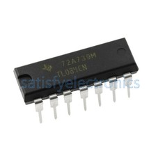 50PCS IC TL084 TL084CN ST OPAMP JFET 3MHZ QUAD 14DIP NEW