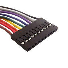 10pcs 30cm 10P -10P Connector female to Female Dupont Wire Cable Line 2.54mm