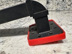 RIGID 90 Degree Angles Waveguide Black w/Red Caps 2.5″ Ends Untested